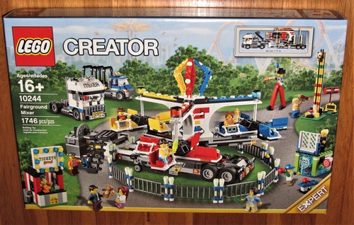 LEGO 10244 Fairground Mixer Dunk Tank Carnival Fair Ride Clown Truck ...