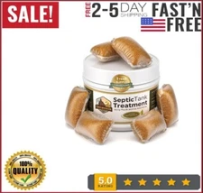 Septic Tank Treatment - 1 Year Supply of Dissolvable Easy Flush Live Bacteria 