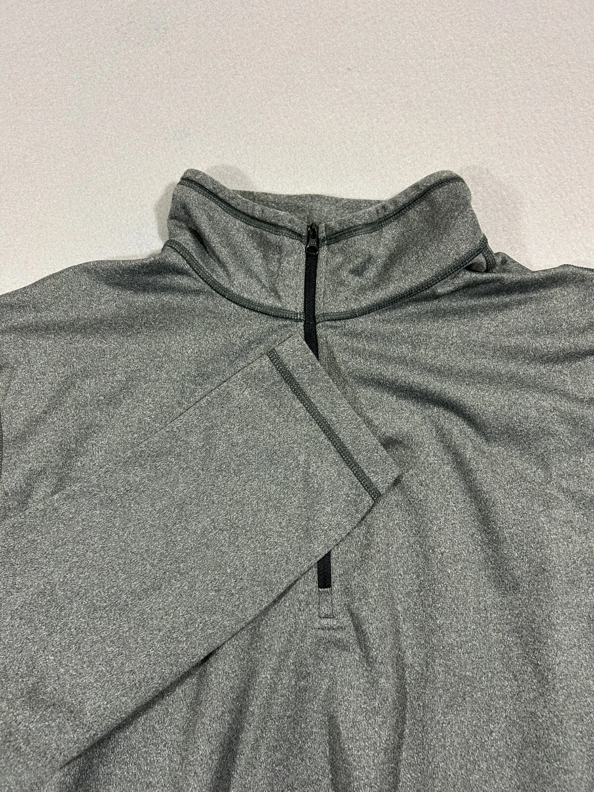 The North Face Pullover Mens Extra Large Gray Softshell Long Sleeve 1/4 Zip