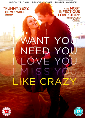 Like Crazy (DVD-2012, 1-Disc) R2. Anton Yelchin. 