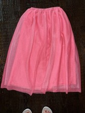 Long Skirt Girl  s Size 10/12 Cat and Jack Pink/ Peach Sparkles