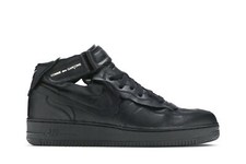 Size 10.5 - Nike Comme des Garçons x Air Force 1 Mid Triple Size 10.5 - Nike Comme des Garçons x Air Force 1 Mid Triple