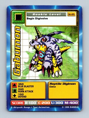 Digimon Digi Battle - Gabumon St-05 - Series 1 Starter