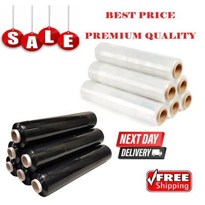 HAUSOWN STRONG ROLLS PALLET STRETCH SHRINK WRAP PARCEL PACKAGING CLING FILM WATER PROOF