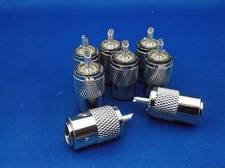NEW 8 UHF AMPHENOL PL-259 CONNECTOR FOR RG213,RG8U,RG217 NO REDUCERS