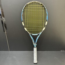 Racchetta da tennis Babolat Pure Drive 107 314g impugnatura usata necessita di ricambio