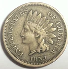 1859 Indian Head Cent -  Nice Coin - No Reserve