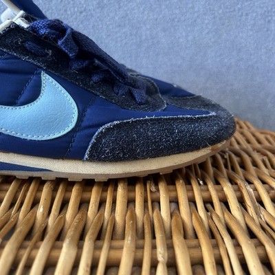 Vintage Nike 1979 Oceania Running Shoes Size 9.5 Blue Waffle