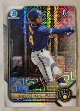 2022 Bowman - Chrome Prospects Jackson Chourio #BCP-79 Mojo Refractor (RC)