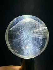 73mm Natural clear crystal sphere quartz pyramid polished ball Reiki energy