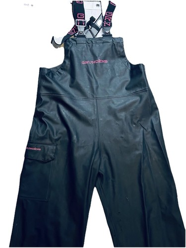 Grundens Women’s SMALL Weather Watch Bib Black Pink Overall Pants Fishing Nylon - Picture 2 of 23