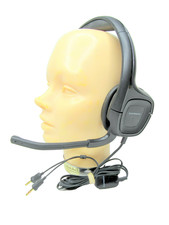 Plantronics Gaming Headphones Built-In Microphone F1.A355 Headset Black