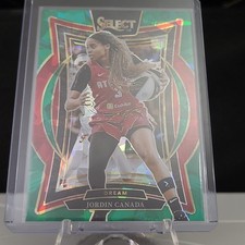 2025 #62 Jordan Canada Panini Select WNBA Concourse Green Ice Prizm Dream