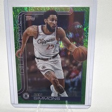 2025-26 Topps BEN SIMMONS #147 Green Rainbow /99 Los Angeles Clippers 🔥