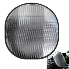 Car Steering Wheel Sun Shade Cover Cooling Heat Shield Silver Sun Block Covers