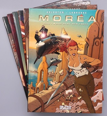 Morea 1-6 Auswahl HC Science Fiction Comic Album Splitter Verlag