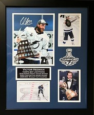 Victor Hedman autographed signed framed 8x10 photos Tampa Bay Lightning JSA COA