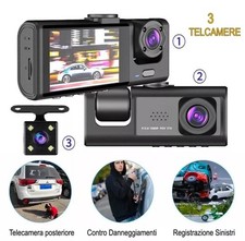 DASHCAM CAR CAMERA FRONT AND REAR FULL HD DVR CAMCORDER DASH CAM NEW