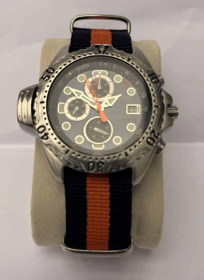 RELOJ DE BUCEO PROMASTER VINTAGE CITIZEN PARA HOMBRE 200m 3740-E70006 GN-4-S AY5000-05L Foto 3 de 4