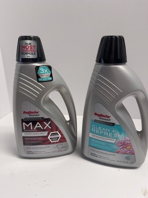 (2) Rug Doctor Professional Strength 1 Clean and Refresh, 1 Max Advanced Bissell