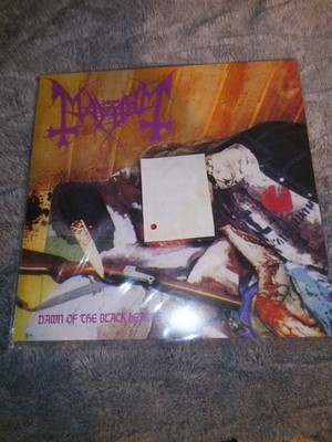 MAYHEM dawn of the black hearts LP vinyl 1burzum Darkthrone Von Gorgoroth metal