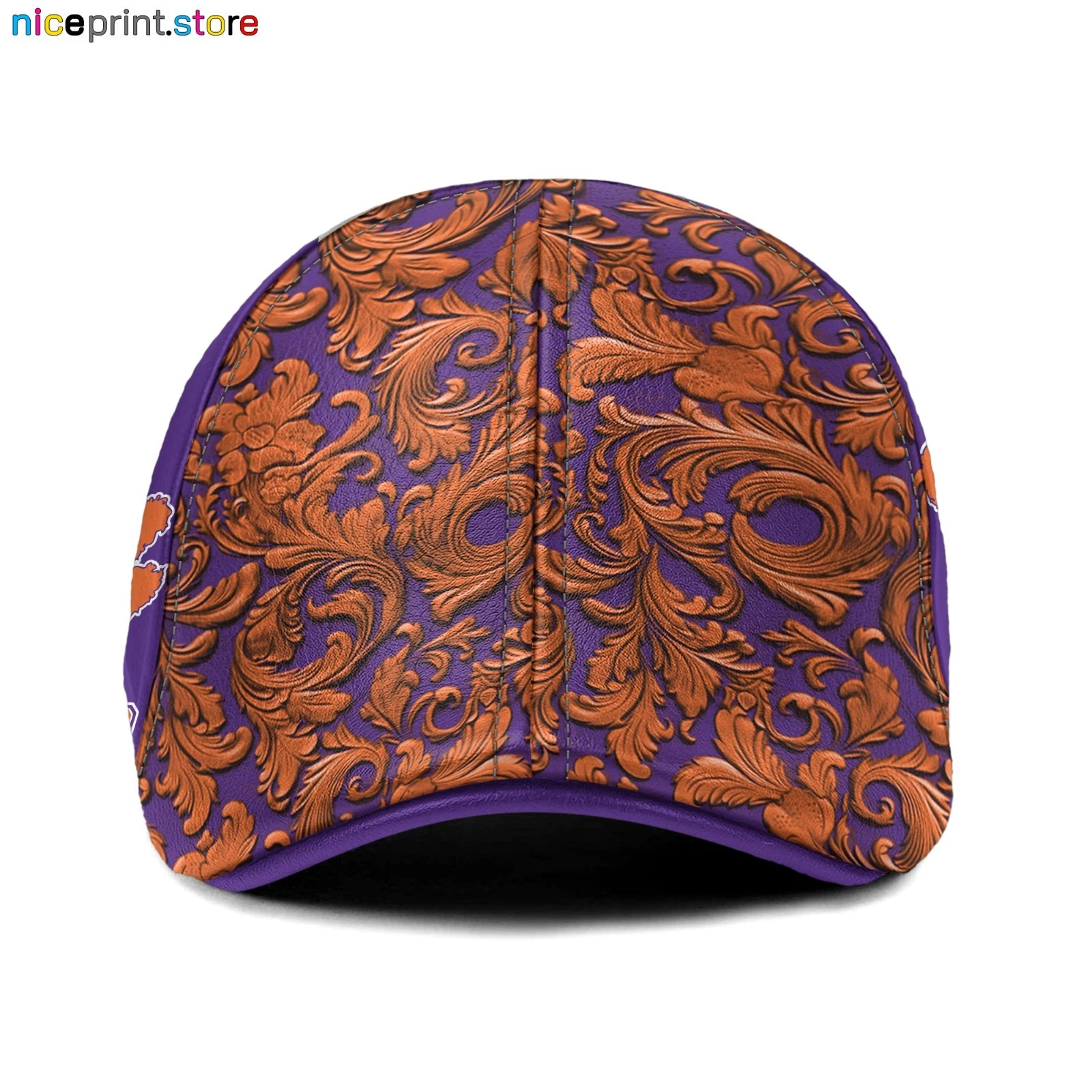 Clemson Team Tigers Ivy Cap NCAA 6pannel Hat NCAA Flat Cap Driver