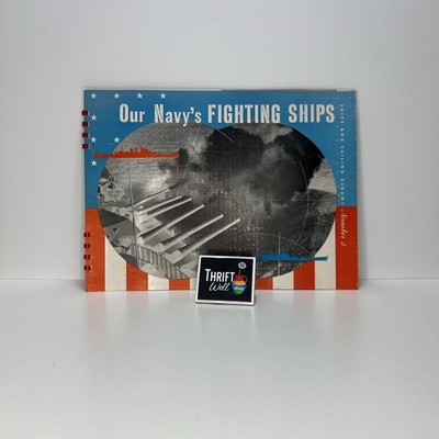 Our Navy's Fighting Ships Albums Number 3 Spiral Bound 1947