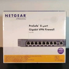 NETGEAR ProSAFE 8-PORT Gigabit VPN Firewall Model FVS318G 100NAS Business Grade