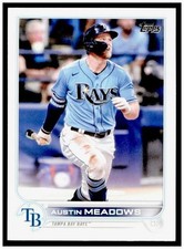 2022 Topps Austin Meadows Card Tampa Bay Rays #152