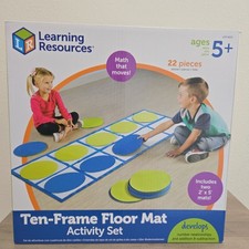 Learning Resources Ten Frame Floor Mat Activity Set LER6651