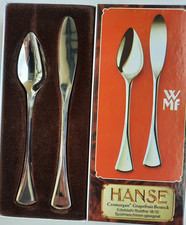 WMF  HANSE   GRAPFRUITBESTECK  2-tlg. EDELSTAHL 18/8  Neuwertig