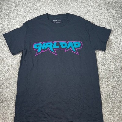 Melmarc Black 'Girl Dad' Graphic T-Shirt men's size small NWOT