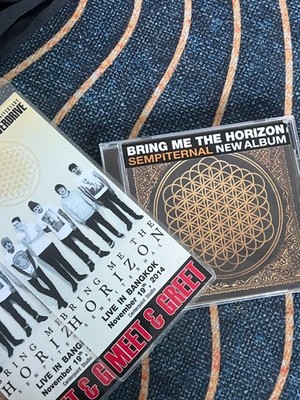 bring me the horizon signed cd