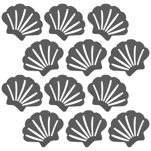 12 Pcs Non Slip Shower Stickers Safety Original Bathtub Stickers Non Slip Adh...