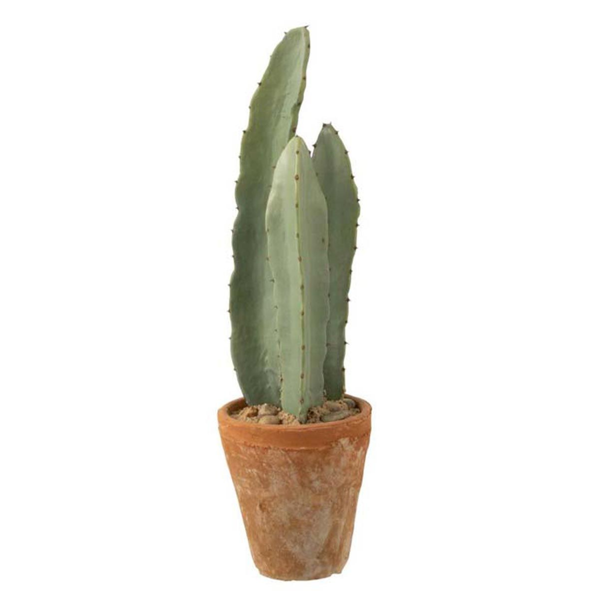 Cactus artificiel vert 48cm pour decorer un salon lumineux sans entretien