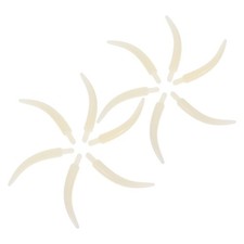 100 Pcs Charms for Bracelets Elephant Fangs DIY Jewelry Accessory