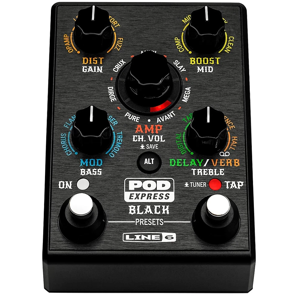 Line 6 POD Express Black Guitar Effects Pedal - Image 2 of 4