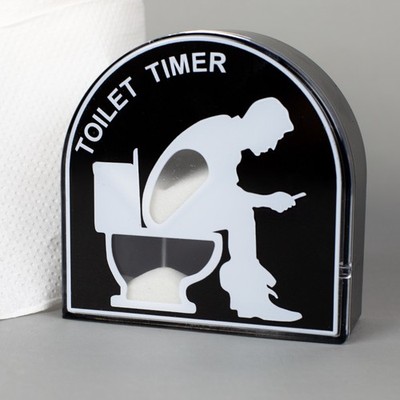 Lustige Sanduhr als Toiletten Timer - Geschenk für Männer & Bad - Scherzgeschenk