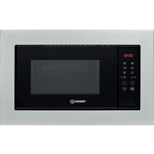 Indesit 25L Built-In Microwave & Grill 900W Micro, 1kW Quartz Grill & Push&Go