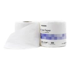 McKesson Toilet Paper Tissue 2 Ply White 165-TP500 Up to 500 Sheets 15 Rolls