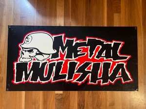METAL MULISHA Plastic Sign/Banner Motocross Dirt bike Moto 20.5”x40”