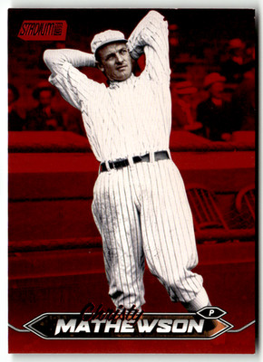 2024 Topps Stadium Club MLB No. 169 Christy Mathewson Red Parallel