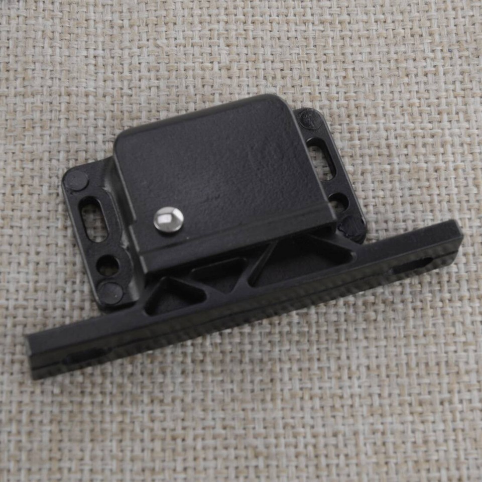 1Set Black RV Trailer Motorhome Drawer Cabinet Catch Latch Push-To ...