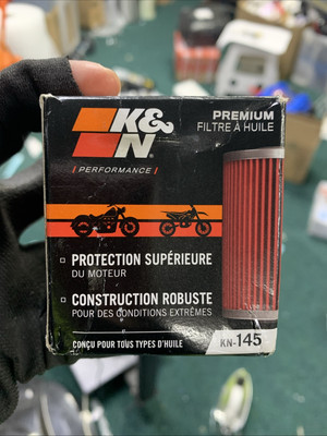 K&N Ölfilter - K und N Powersports Motorrad Ölfilter - KN-145