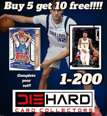 2025-26 Topps Basketball 1-200 Complete Your Set You Pick Buy 5 get 10 free