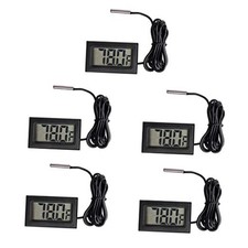 5pcs Digital LCD Thermometer Temperature Digital LCD Fridge Thermometer Water