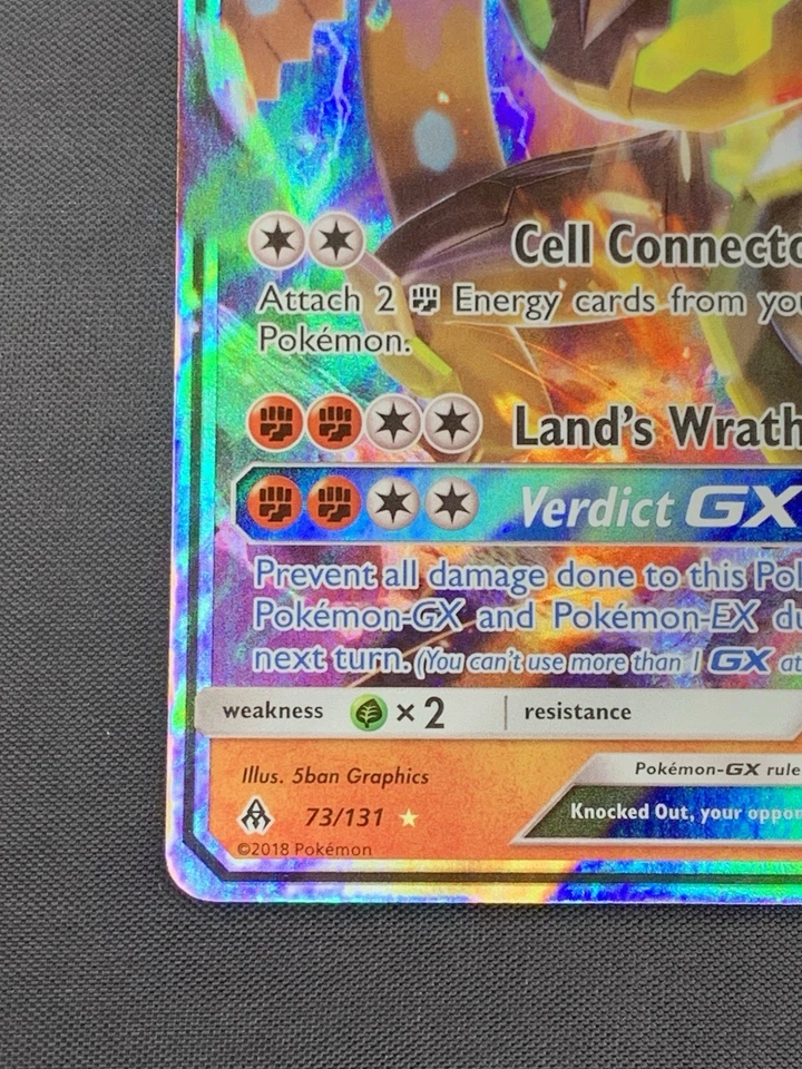 Zygarde GX 73/131 Forbidden Light Ultra Rare Holo Pokemon Card LP - Image 4 of 4