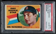 1960 Topps Sport Magazine 1960 Rookie Star Carl Yastrzemski #148 PSA 6 HOF 07qw