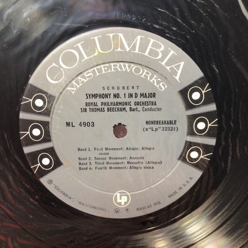 Schubert Symphony No. 1 and No. 2 LP Sir Thomas Beecham Bart Royal Philharmonic - Foto 3 di 4