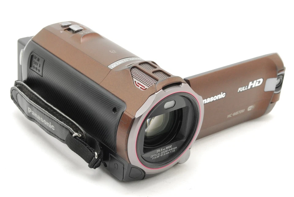 [Near MINT] Panasonic HC-W870M Brown HD Camcorder Video Camera From JAPAN - Image 4 of 4